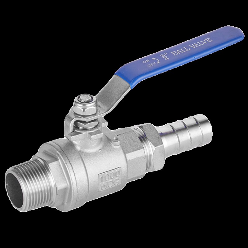 304不锈钢内外丝宝塔球阀水箱水管软管排污排水阀门皮接球阀