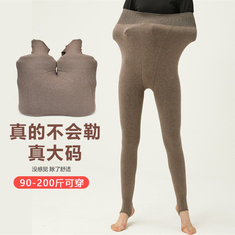 加大码打底裤女加绒不掉档春秋冬连裤袜/打底袜