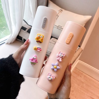 旅行洗漱杯便携牙膏牙刷收纳盒套装小号刷牙杯子可爱情侣三合一