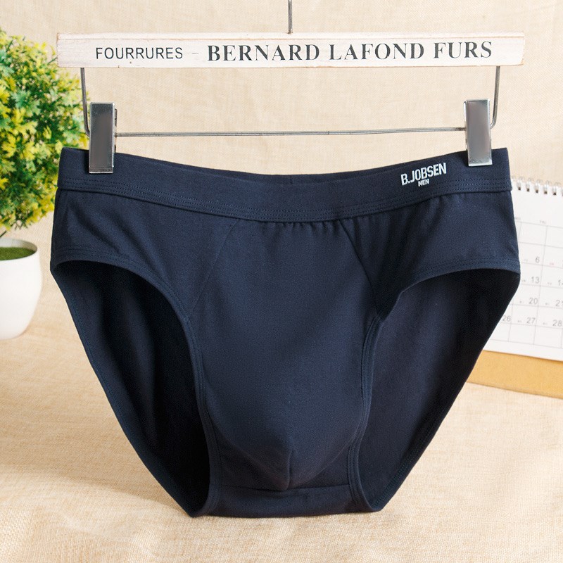 3条装 简约舒适男士三角内裤纯棉男款透气男生短裤底裤头裤衩男式