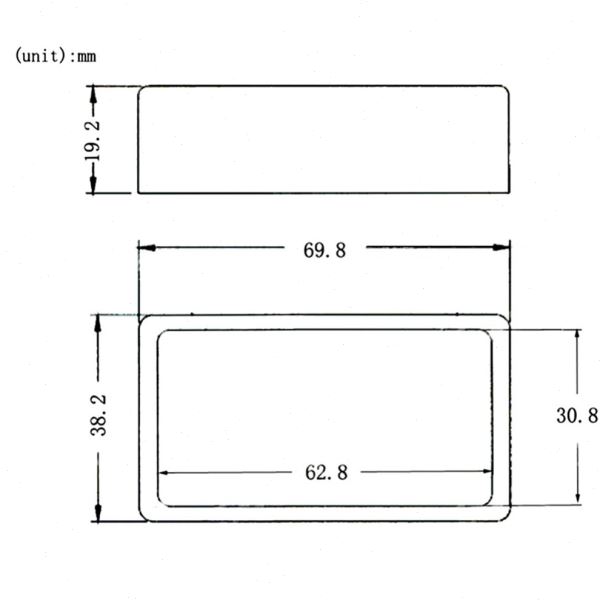 2个装 开放式电吉他双线圈拾音器盖子 外壳-镍（金银黑）