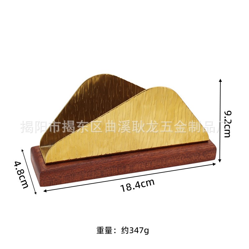 新中式加厚木座牙线签盒 家用酒店餐厅牙签牙线收纳盒桌面牙签罐