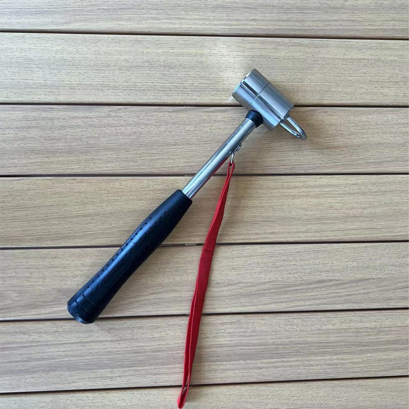 供应多用锁型锤钉锤露营户外野外便携旅行山地实用钢柄地钉锤