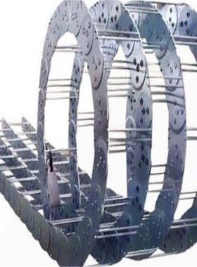 厂家直供TL45.65.75钢制拖链电缆管常用钢铝拖链  桥式钢制拖链