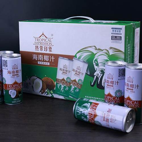新日期热带印象椰子汁245m