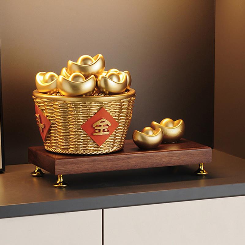 新中式日进斗金摆件店铺开