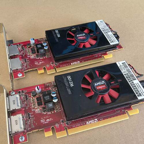 可维修AMD FirePro W2100专业显卡2G显存，双DP接