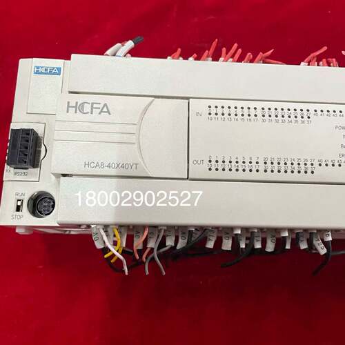 可维修几乎充新PLC HCA8-40X40YT-A，实物图，3