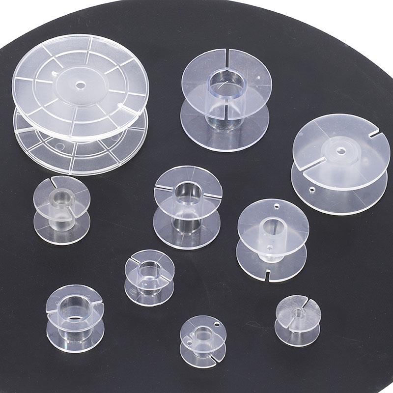 电感骨架透明ABS分频器空心电感线圈线轴塑料圆支架一体线盘音响