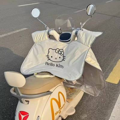 夏季挡风被电动车四季通用双面防水防晒夏电瓶车挡风罩2025新款