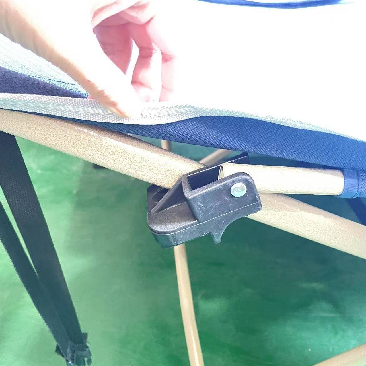 十脚床接头午睡床部件折叠床配件连接器午休床卡扣零件塑料件通用