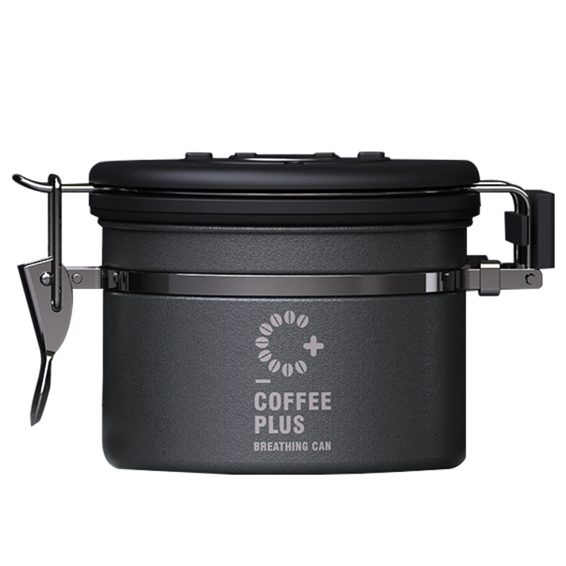 咖啡豆密封罐保存罐单向排气不锈钢咖啡粉罐子收纳储存罐,厨房/烹饪用具,密封罐,淘宝优惠券,粉丝福利购,淘宝优惠卷