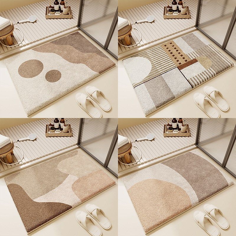 浴室吸水地垫卫生间毛绒垫冬季洗手间厕所门口防滑门垫入户门脚垫,居家布艺,入户地垫,淘宝优惠券,粉丝福利购,淘宝优惠卷