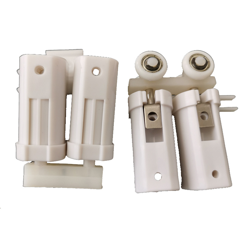 多折小折叠门连体配件厨房卫生间玻璃移门三扇连体件铝合金门配件