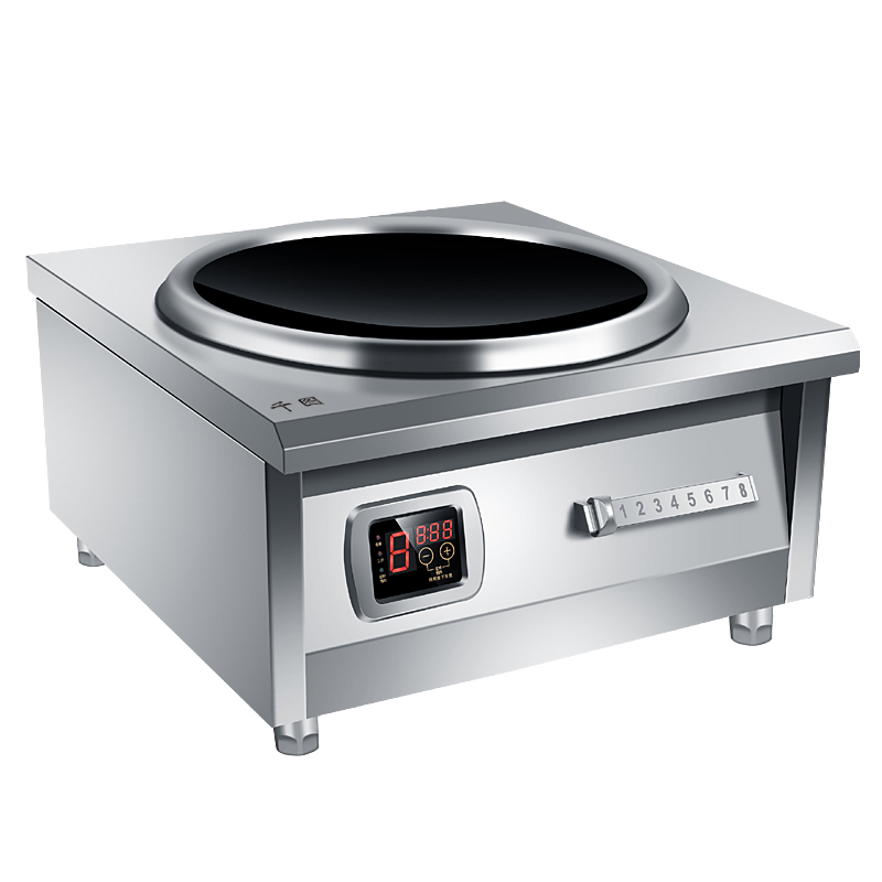 商用大功率电磁灶平凹面8000kw380v电炒灶煲汤炉家用两箱猛火电炉