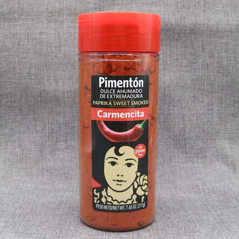 西班牙卡蒙西塔烟熏红甜椒粉Smoked sweet Paprika217g烟熏辣椒粉