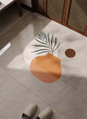 入户门地垫c2025新款大门口进门防滑除尘软玻璃透明地毯脚垫可裁