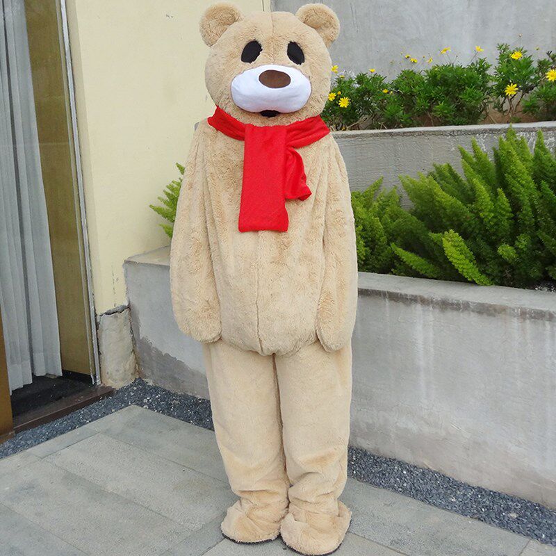 跳舞熊人c偶服装卡通玩偶服舞台表演夏天人穿行走可爱泰迪道具套