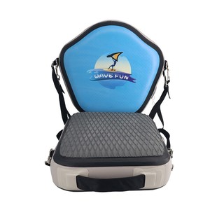 充气船pvc靠背坐垫皮划艇划水板冲浪桨板折N叠座椅可拆卸调节垫子