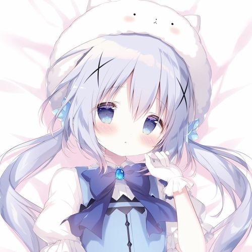 C104 白玉 魔法少女 香风O智乃 等身抱枕套