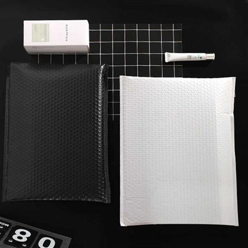 黑色共挤膜气泡信封袋防水打包自封袋子服装包装快递袋加厚气泡袋