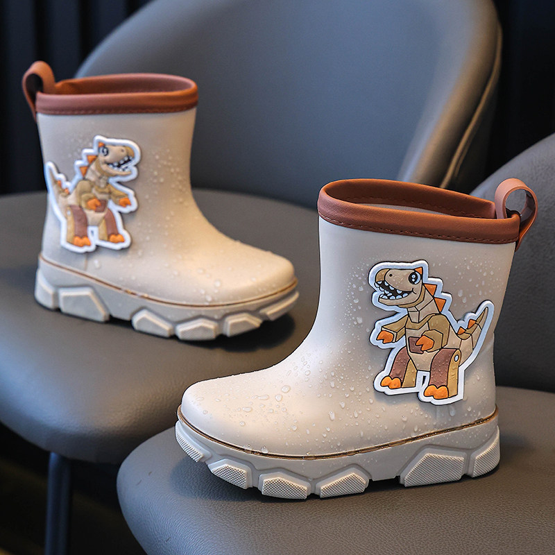 儿童雨鞋男童宝宝男孩女款婴幼儿园学生雨鞋上学专用水鞋女童雨靴