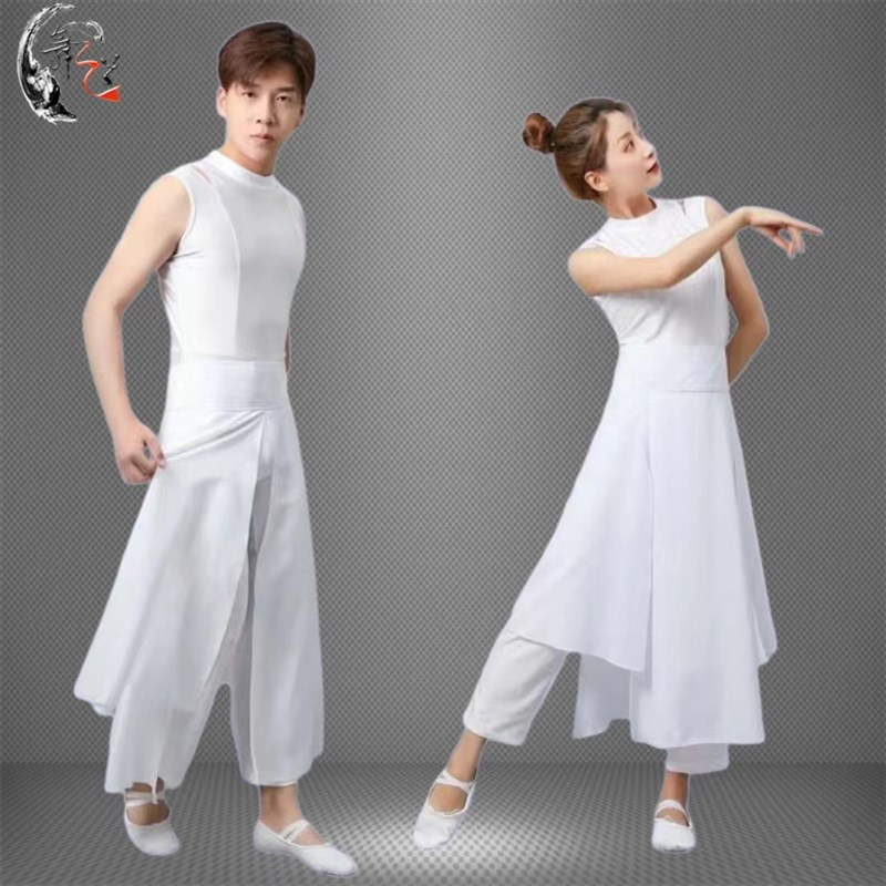 现代舞蹈演出服男女双人舞车展服时尚群舞开场舞走秀练功服表演服