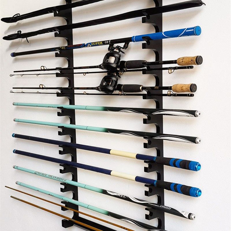 壁挂式鱼竿收纳架陈列展示家用海竿架路亚竿鱼竿展示架摆放货架,户外/登山/野营/旅行用品,其他垂钓用品,淘宝优惠券,粉丝福利购,淘宝优惠卷