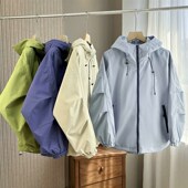 2025春秋男女户外冲锋衣夹克防水长袖 599 情侣款 连帽外套上衣