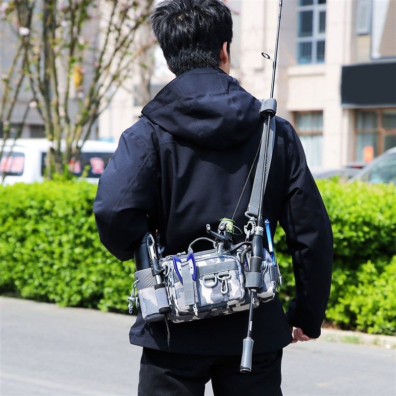 路亚包多功能腰包单肩背包钓鱼斜挎包渔具竿包垂钓收纳包装备大全,户外/登山/野营/旅行用品,渔具包,淘宝优惠券,粉丝福利购,淘宝优惠卷