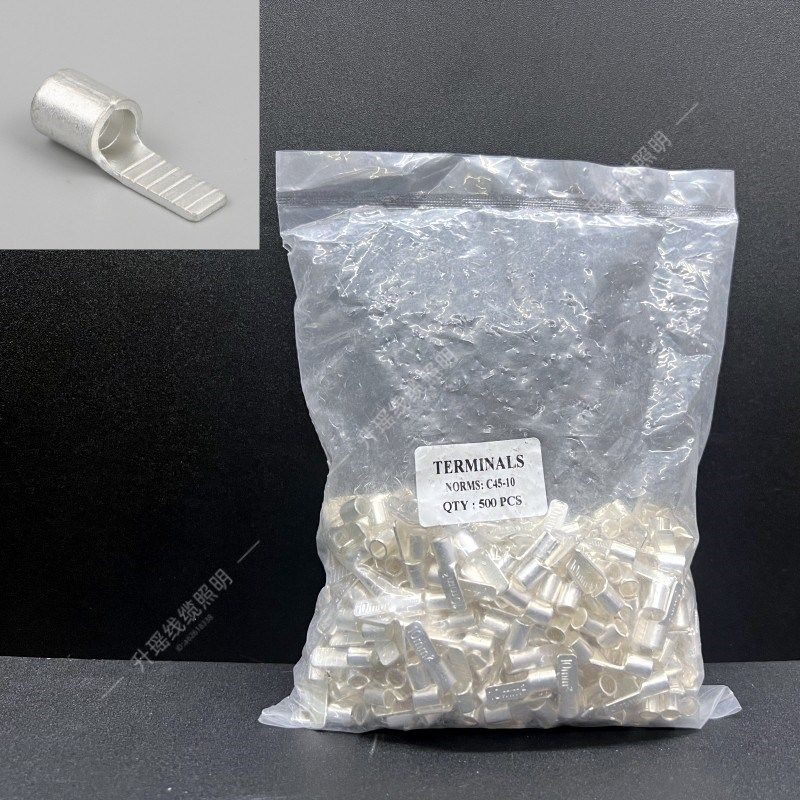 C45空开接线端子空气开关插外紫铜接头电线冷压鼻子6平10平16平