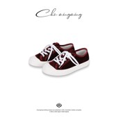 CHU楚妞丝绒系带休闲鞋 女百搭低帮厚底帆布板鞋 2w025夏季 新款