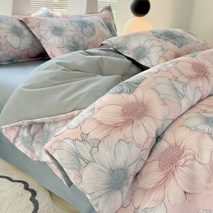 四件套全a棉床上用品被罩床单被套双人床上4件套单人学生宿舍