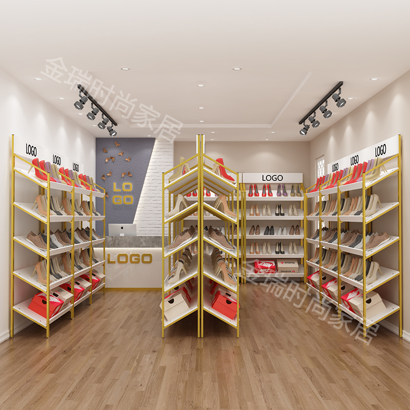 鞋店货架展示架商场礼品化妆陈列置G物架红酒衬衣包包鞋架展柜