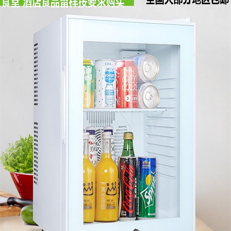 幼儿园食品留样柜食堂小r型饭桌家用冷柜饮料冷藏保鲜展示冰箱带