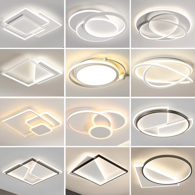 led吸顶灯2024年新款网红卧室灯简约现代灯饰阳台主卧室灯具客厅