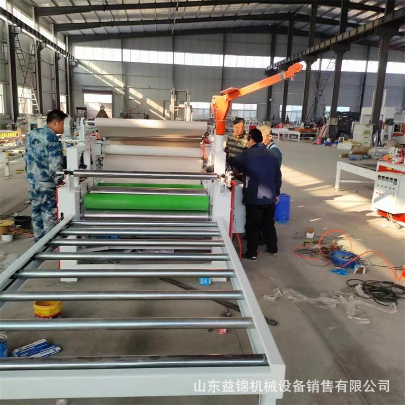 覆膜机/碳纤维饰面集成墙板覆 膜机 金属板材贴P木VC密度板木纹复