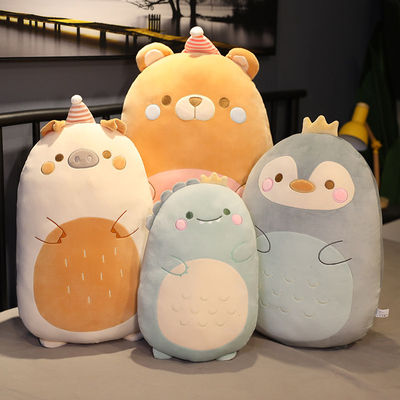 可爱恐龙毛绒玩具抱枕玩偶公仔大号布娃娃女生睡觉女孩床上超萌猪