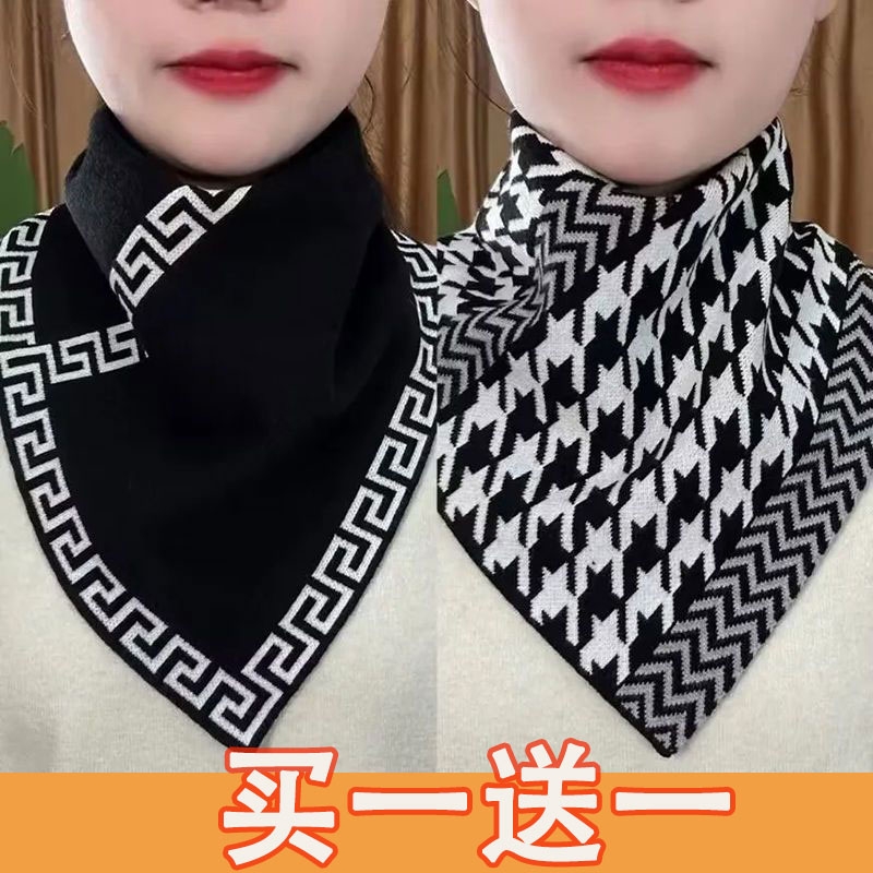 新款尚绒布秋冬季围脖围巾百搭女