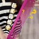 巨无霸梳子玫红色小丑超大梳子夸张七夕礼物送女友奇葩趣味礼物