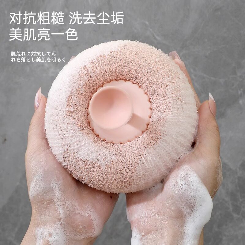 超柔软吸盘沐浴球两用洗澡起泡球