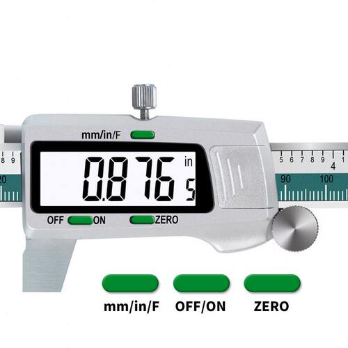 甄选数显卡尺 ET50拼不锈钢游标卡尺带分数带跨境爆款精度0-150mm