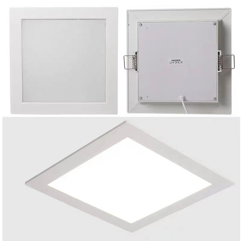 方形卡扣厨房灯开孔17ox17嵌入式20x20卫生间浴室厕所洗澡间吸顶
