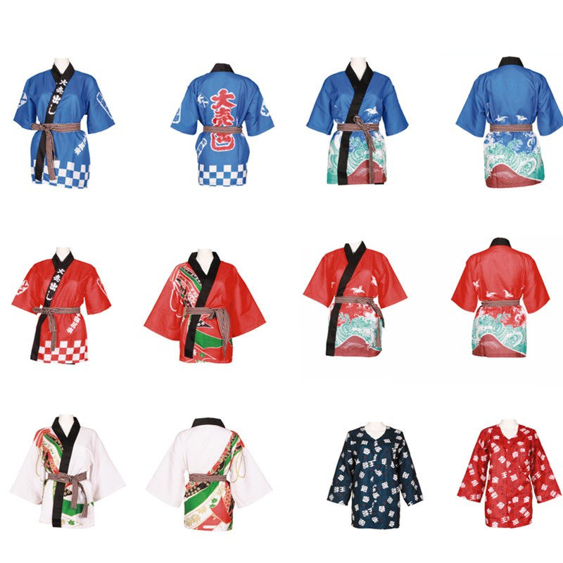 寿司料理店工作服定做LOGO工衣日E式工衣寿司工作服日式厨师工服