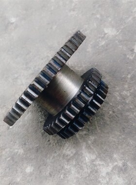 皖南机床厂上海七机X57-3C铣床配x件X6125三联齿轮Z32/37/52厚度7