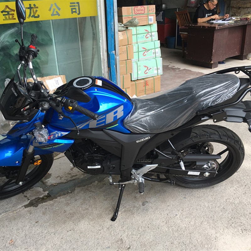 适用于济南柃木155极客飒尾架  GSX150F/N后货架 尾箱架 尾翼衣架