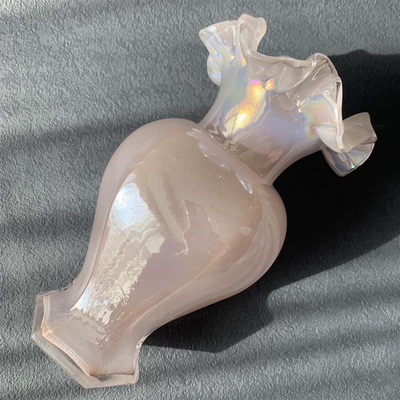 严选法式复古轻奢简约水培插花花瓶装饰餐桌玻璃几何花器家居摆件