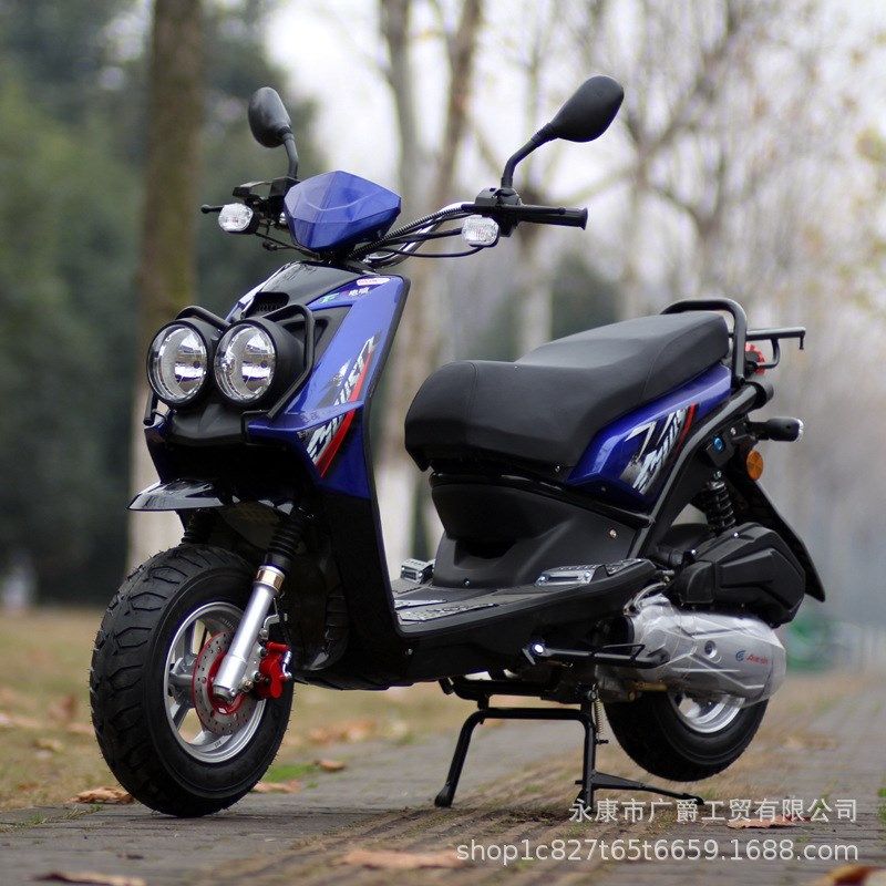 踏板摩托车150cc燃油双灯成人两轮越野摩托车