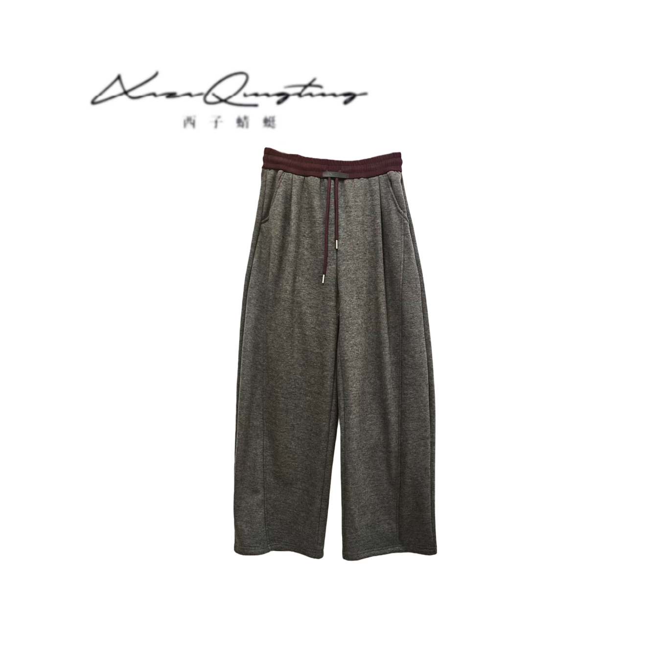 【小雀斑专属】2025秋季新款拼接腰头休闲卫裤XZ68007