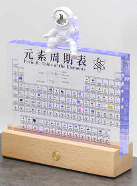 创意毕业节礼物送小学初中生化学元素周期表纪念收藏礼物装饰摆件